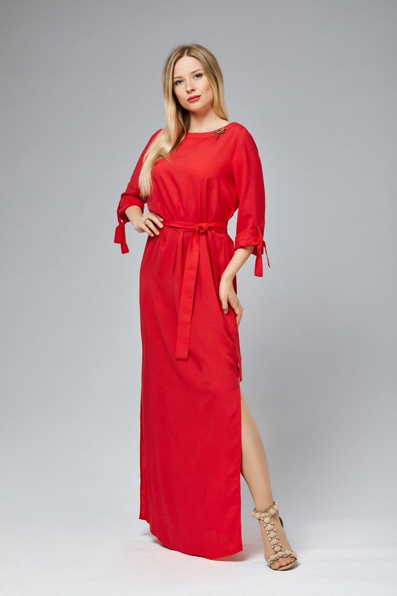 Платье Arisha 1168 ярко-красный