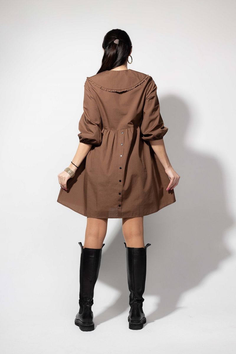 Платье YFS 823 коричневый