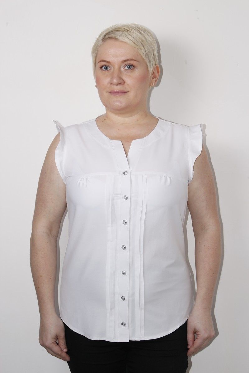 Блузы MIRSINA FASHION 12410100 белый