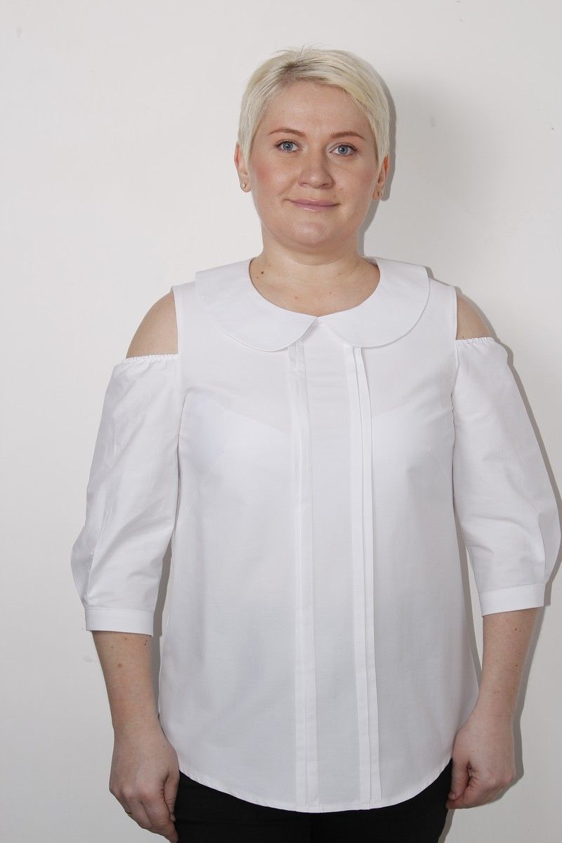 Блузы MIRSINA FASHION 13710100 белый