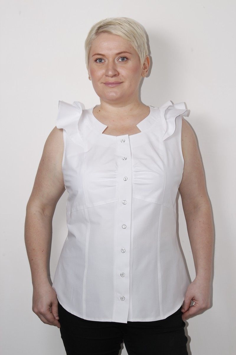 Блузы MIRSINA FASHION 13760100 белый