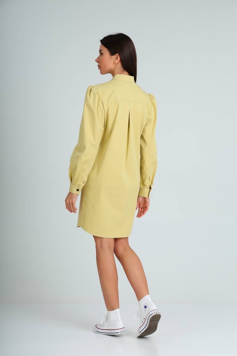 Платье Vilena 707 светло-желтый