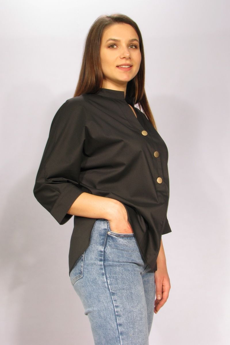 Блузы LUXTEX 0121 черный