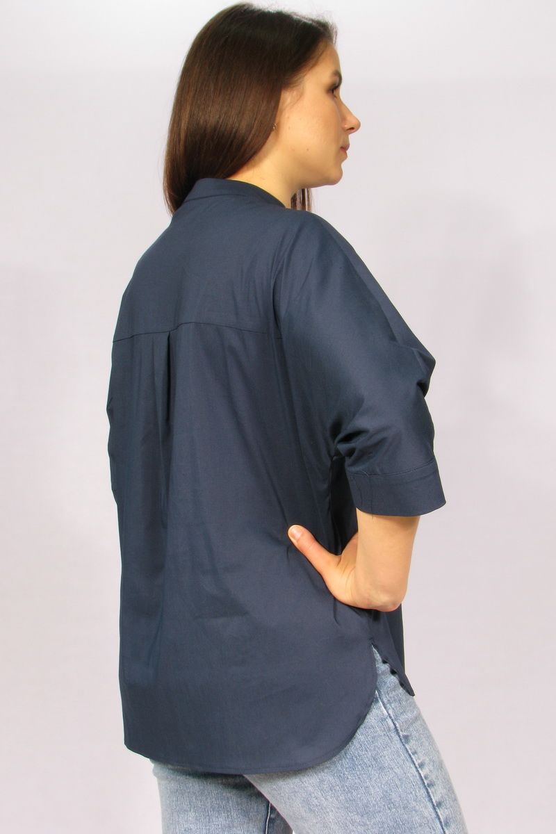 Блузы LUXTEX 0121 синий