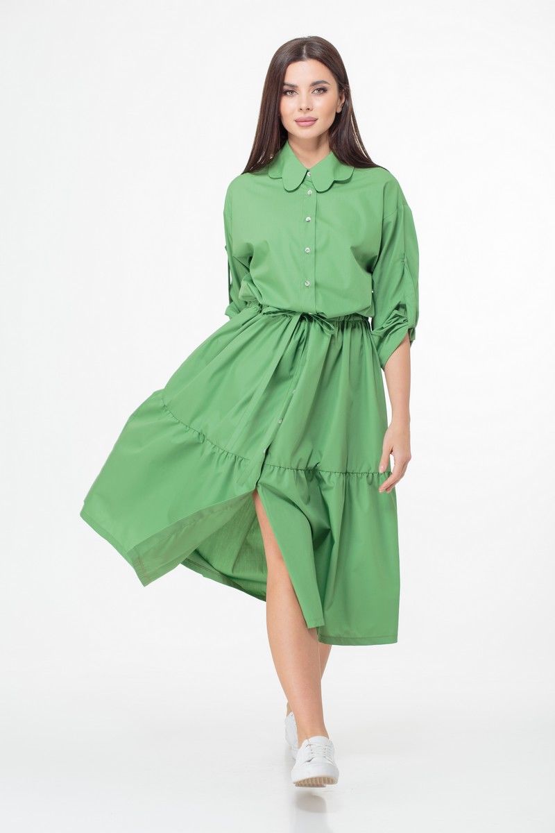 Платья Anelli 1002 зеленый