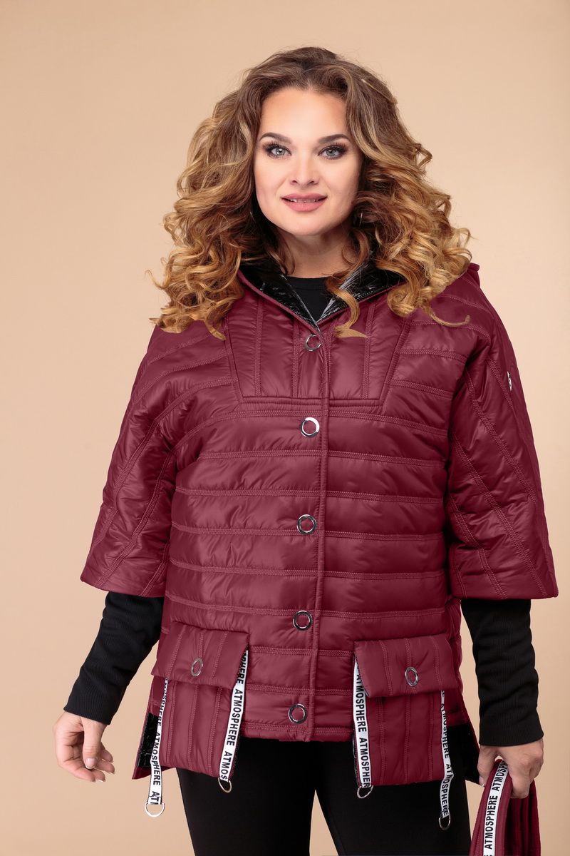 Женская куртка Svetlana-Style 1483 бордо
