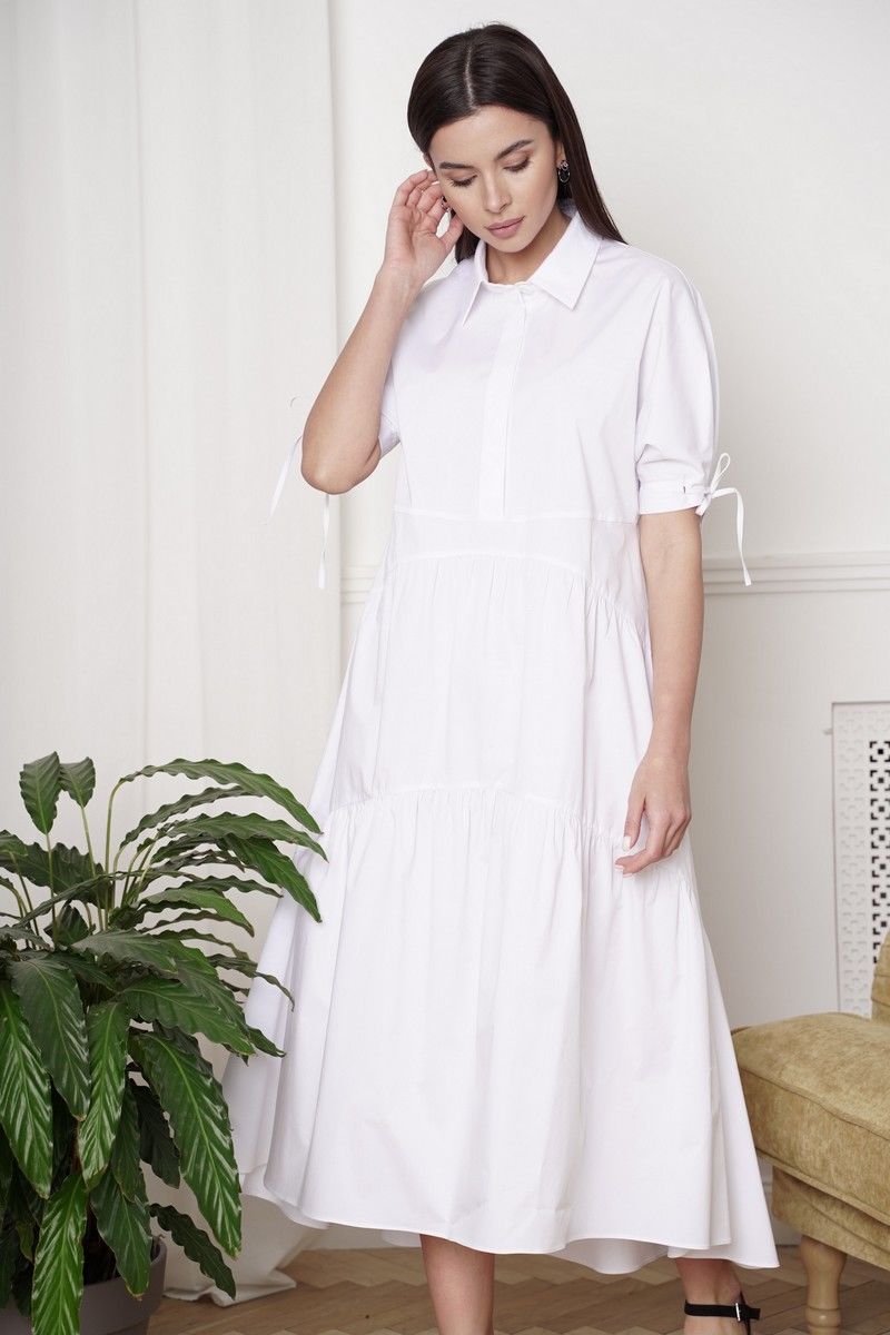 Платье LadisLine 1367 белый