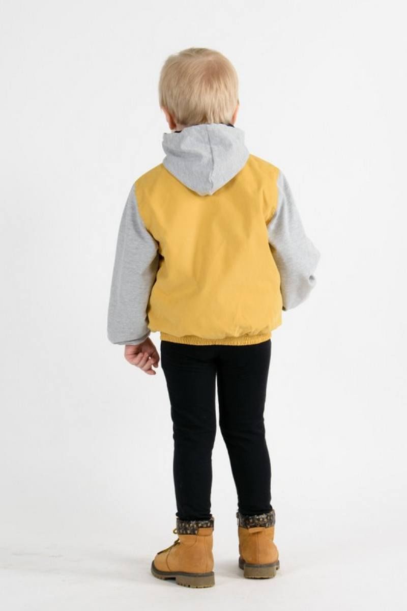 Верхняя одежда Weaver 7502 желтый/серый_меланж