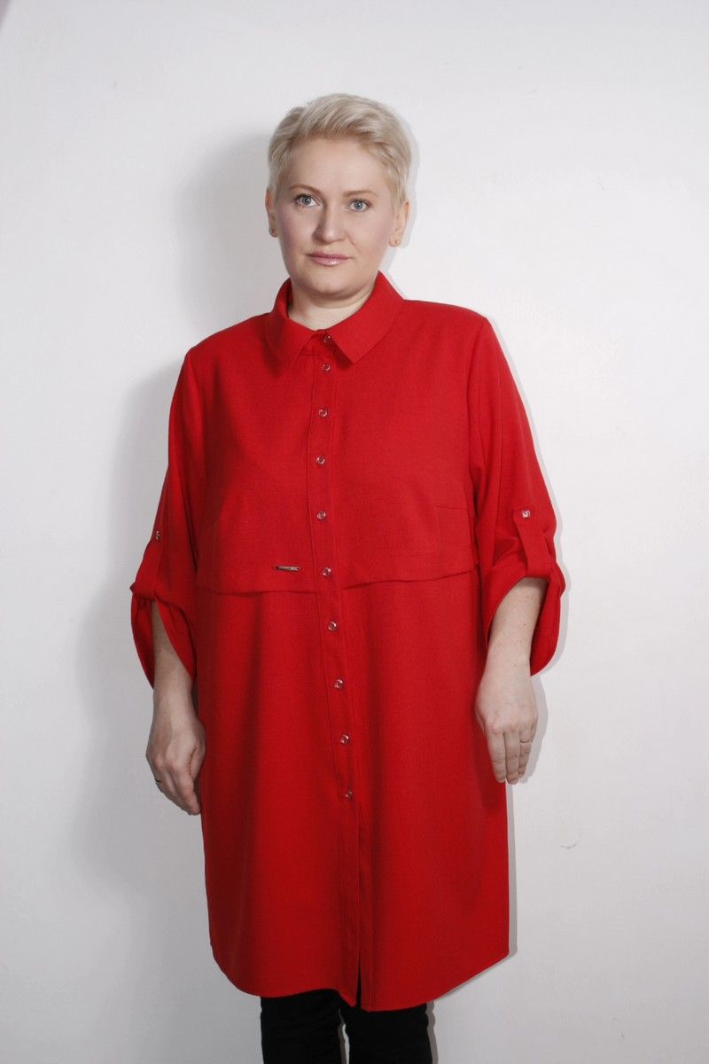 Блузы MIRSINA FASHION 14470305 красный