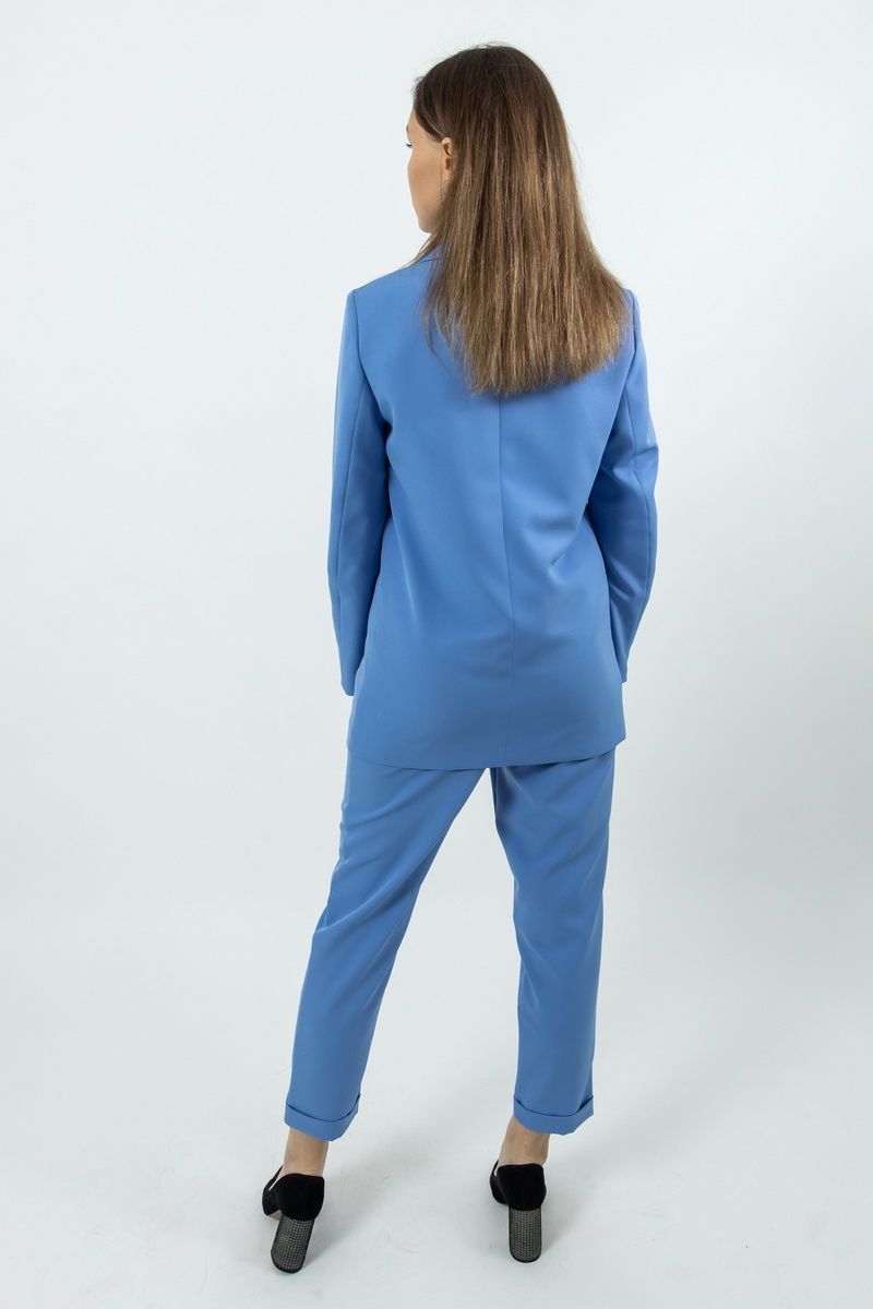 Брючный костюм Пинск-Стиль 3976 голубой