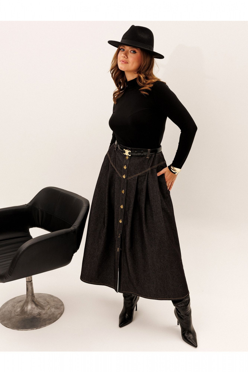 Юбки Liona Style 949 черный