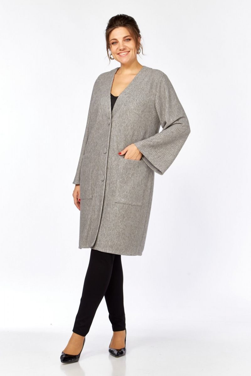 Кардиганы Avenue Fashion 0340-1 светло-серый
