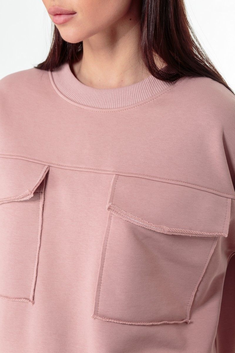 Женский комплект с шортами Anelli 1012 розовый