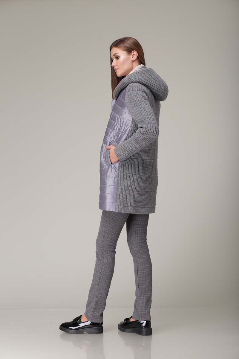 Женское пальто Barbara Geratti by Elma 3513 серый