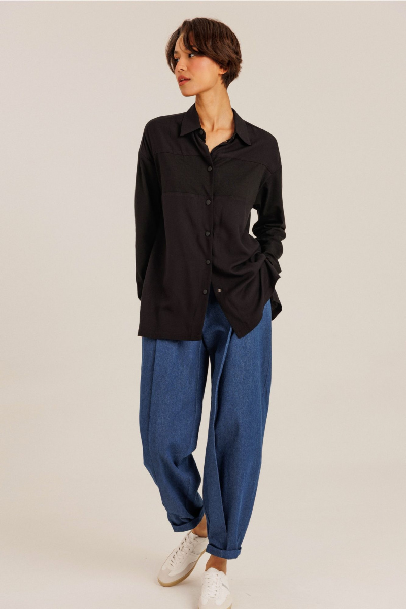 Блузы DiLiaFashion 0773 черный