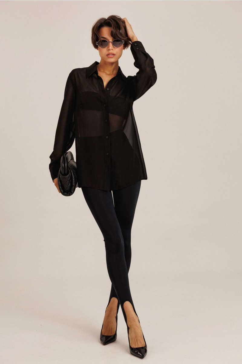 Блузы DiLiaFashion 0837 черный