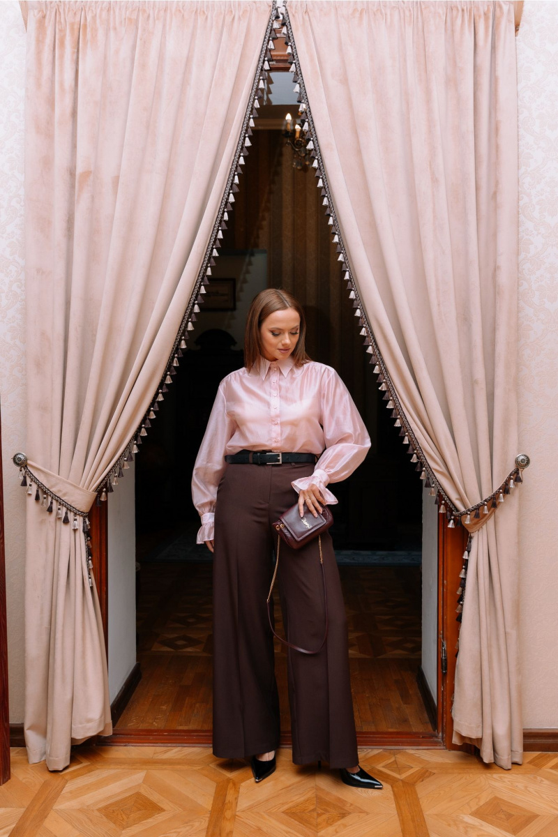 Блузы Marshop М204 розовый