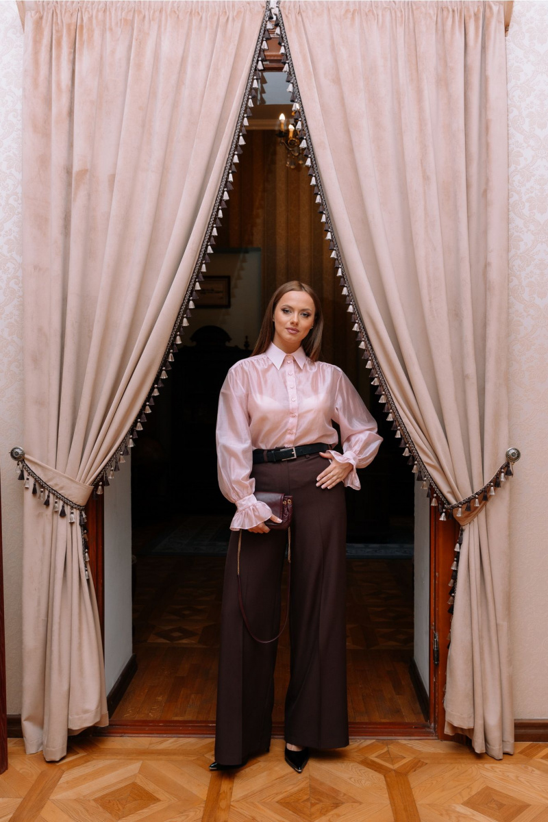 Блузы Marshop М204 розовый