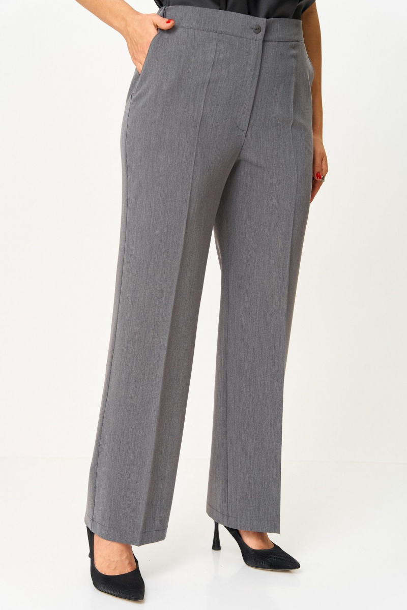 Брючный костюм ANASTASIA MAK 1259 серый