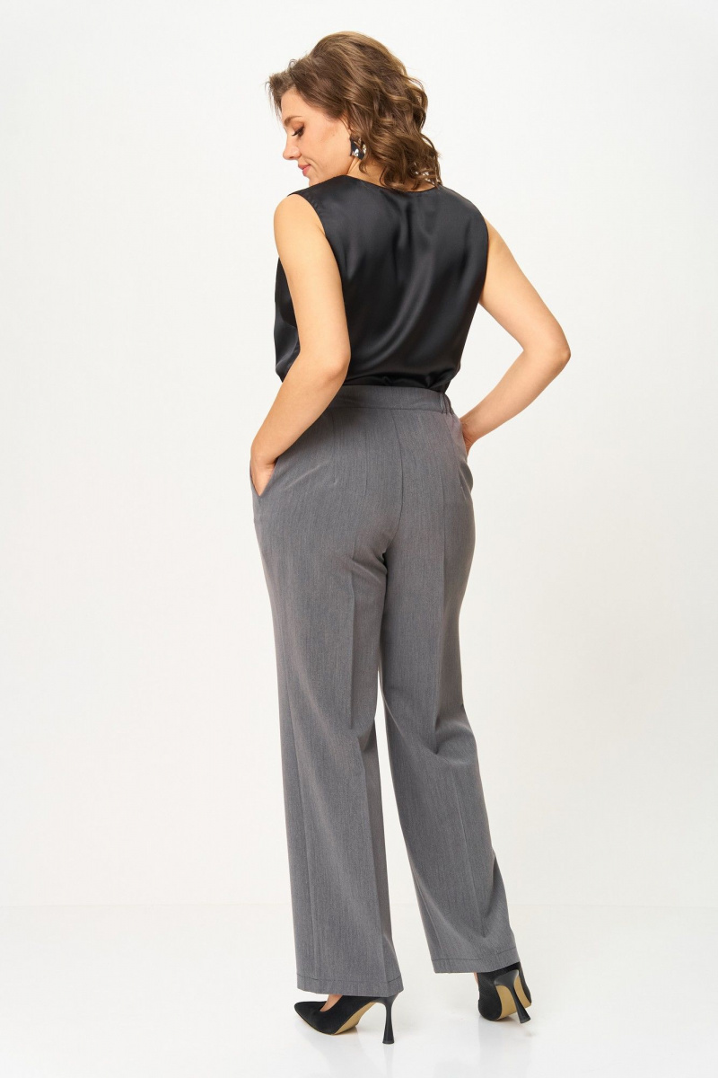Брючный костюм ANASTASIA MAK 1259 серый