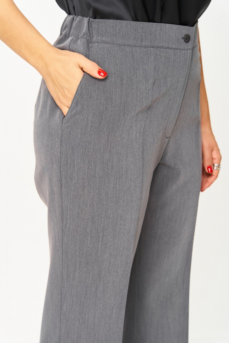 Брючный костюм ANASTASIA MAK 1259 серый