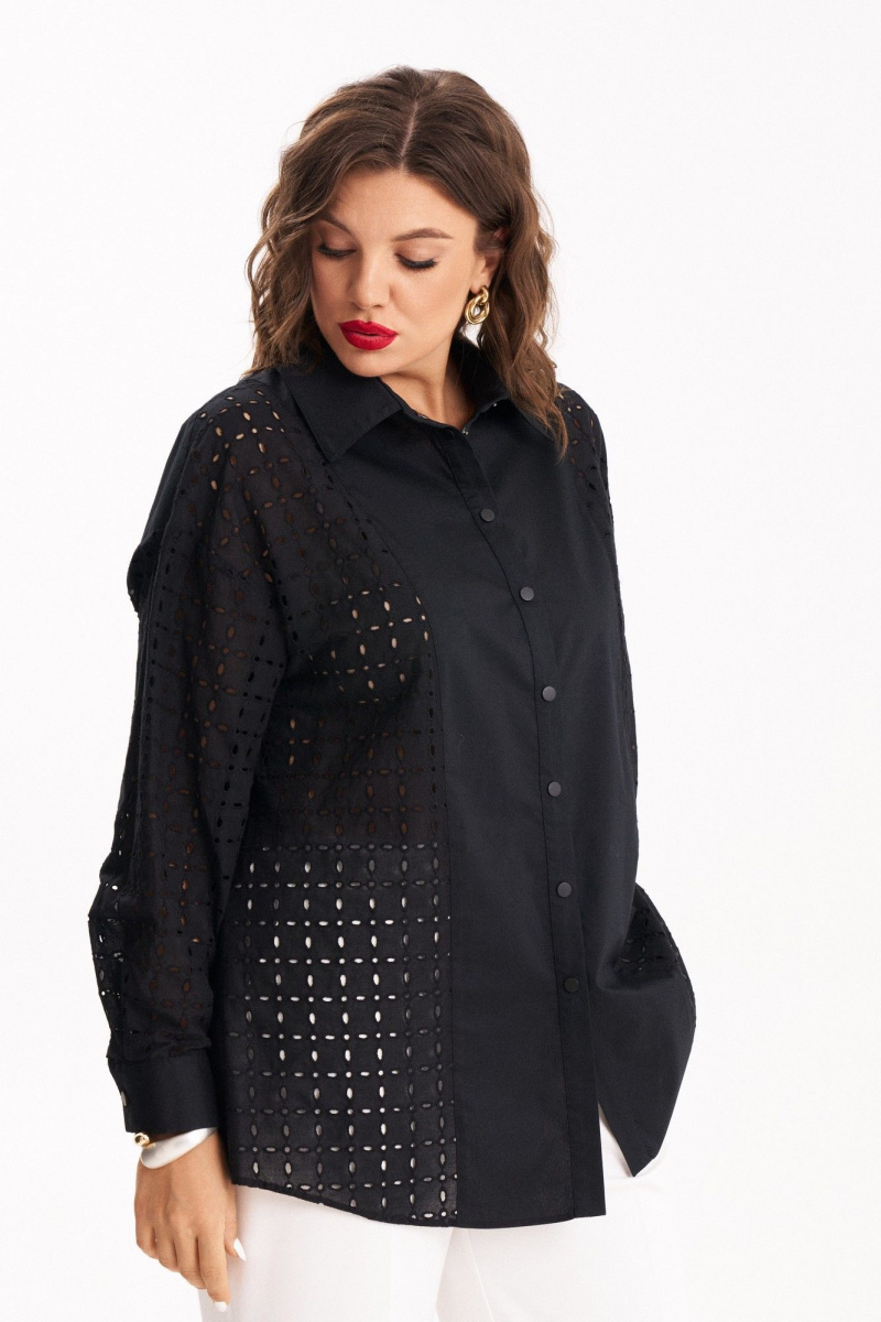 Рубашки Almirastyle 452 черный