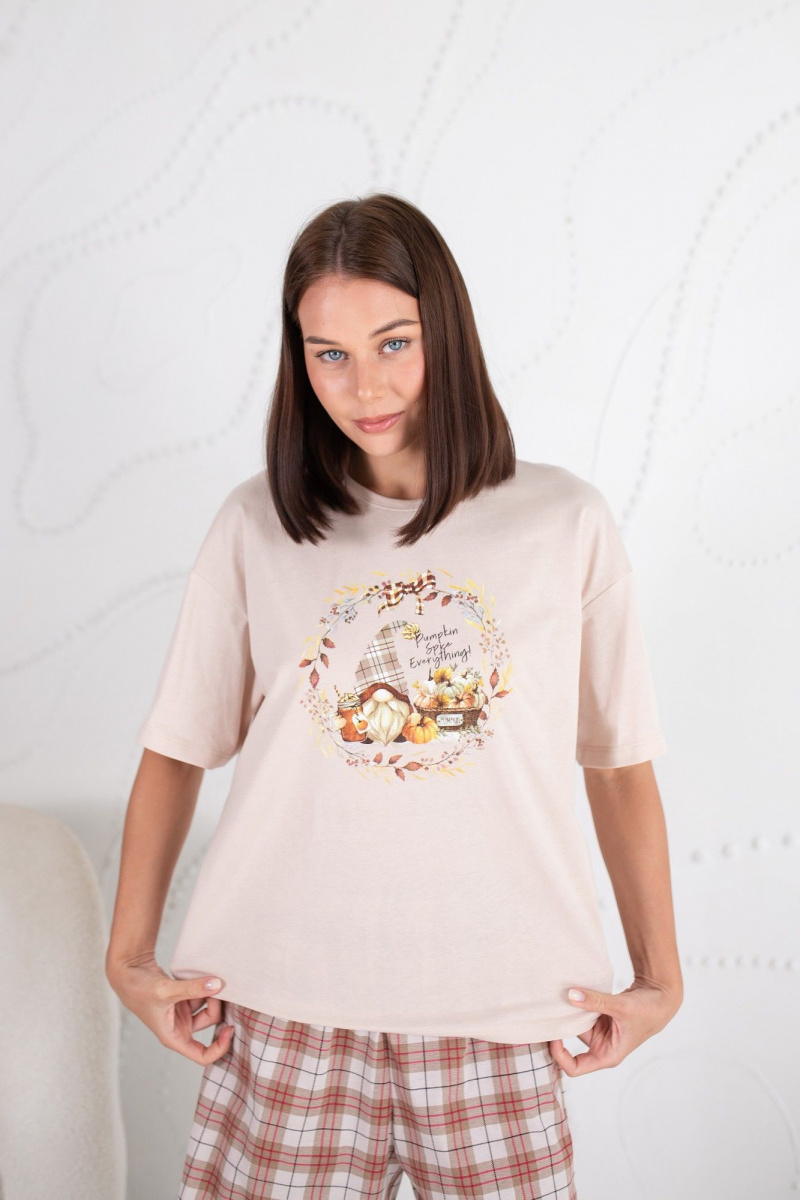 Пижамы Купалинка 661518.170-176 к.беж,клетка