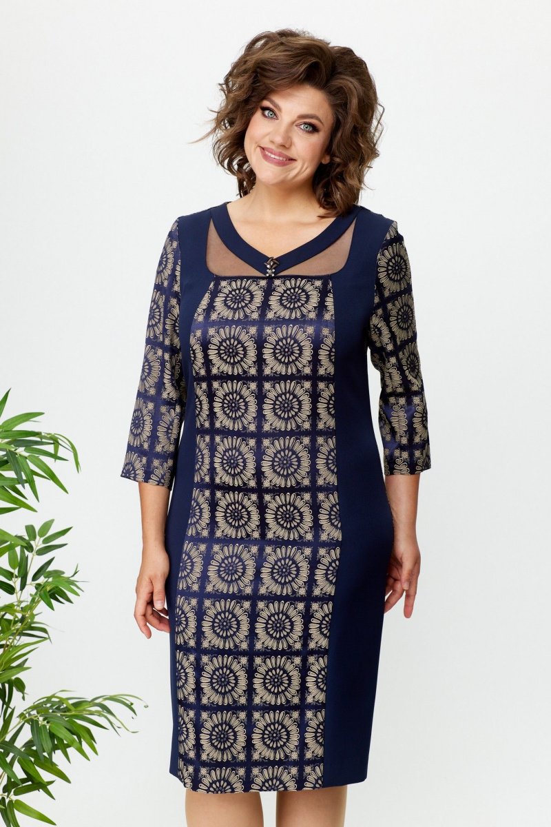 Платья Moda Versal П1549 т.синий