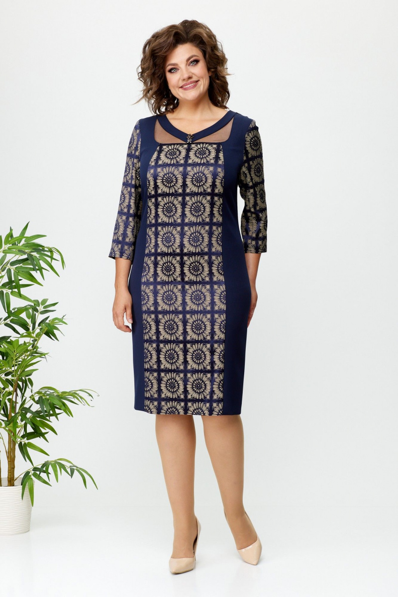 Платья Moda Versal П1549 т.синий