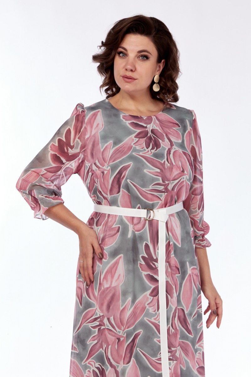 Платья Moda Versal П2483 бирюза-коралл