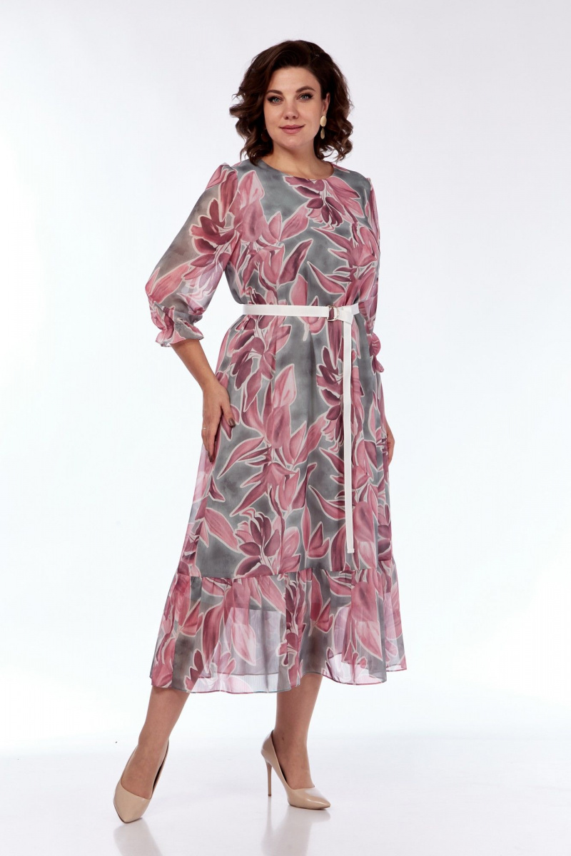 Платья Moda Versal П2483 бирюза-коралл