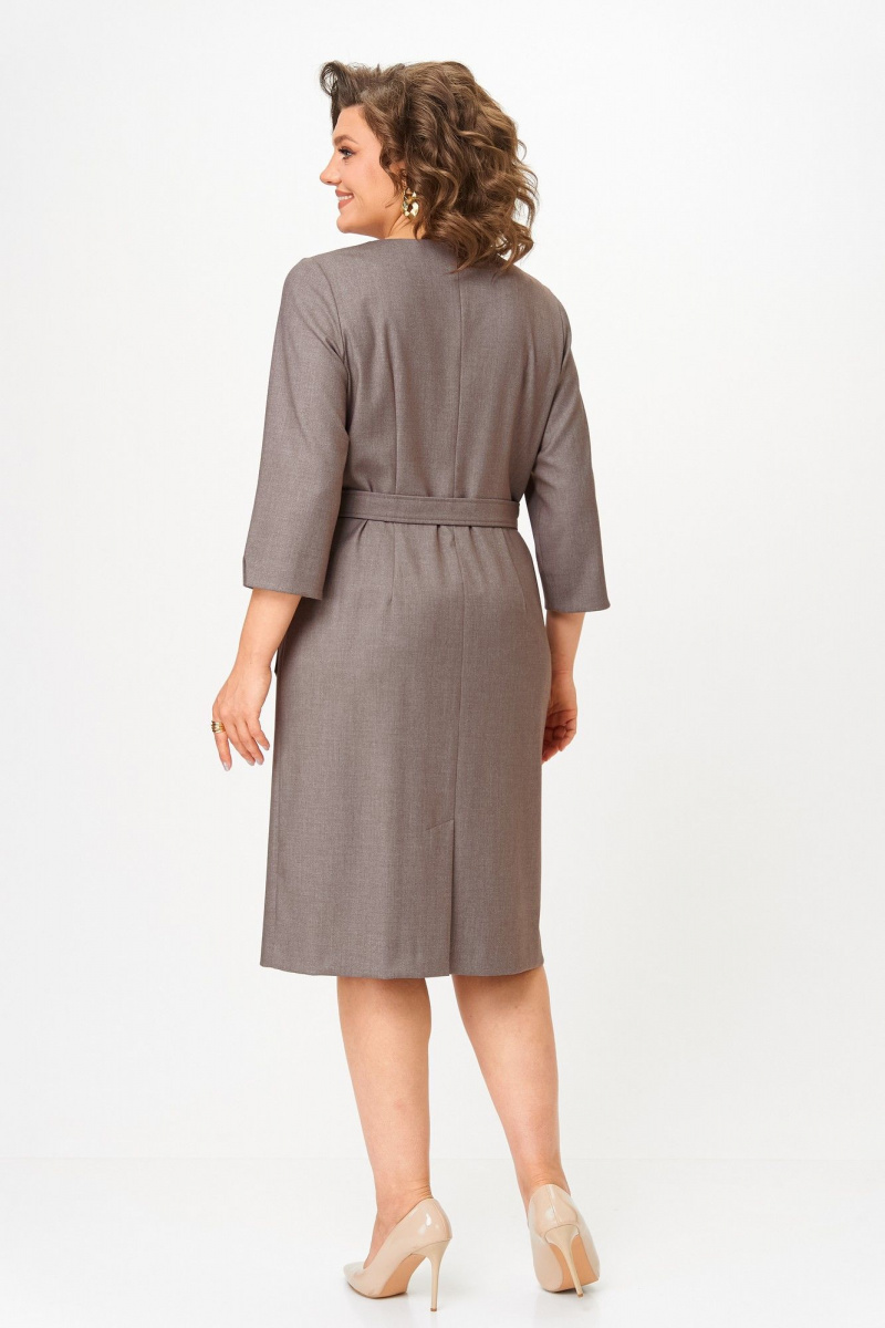 Платья Moda Versal П2559 коричневый