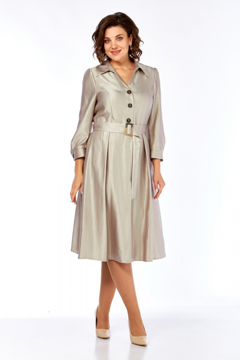 Платья Moda Versal П2564 бежевый