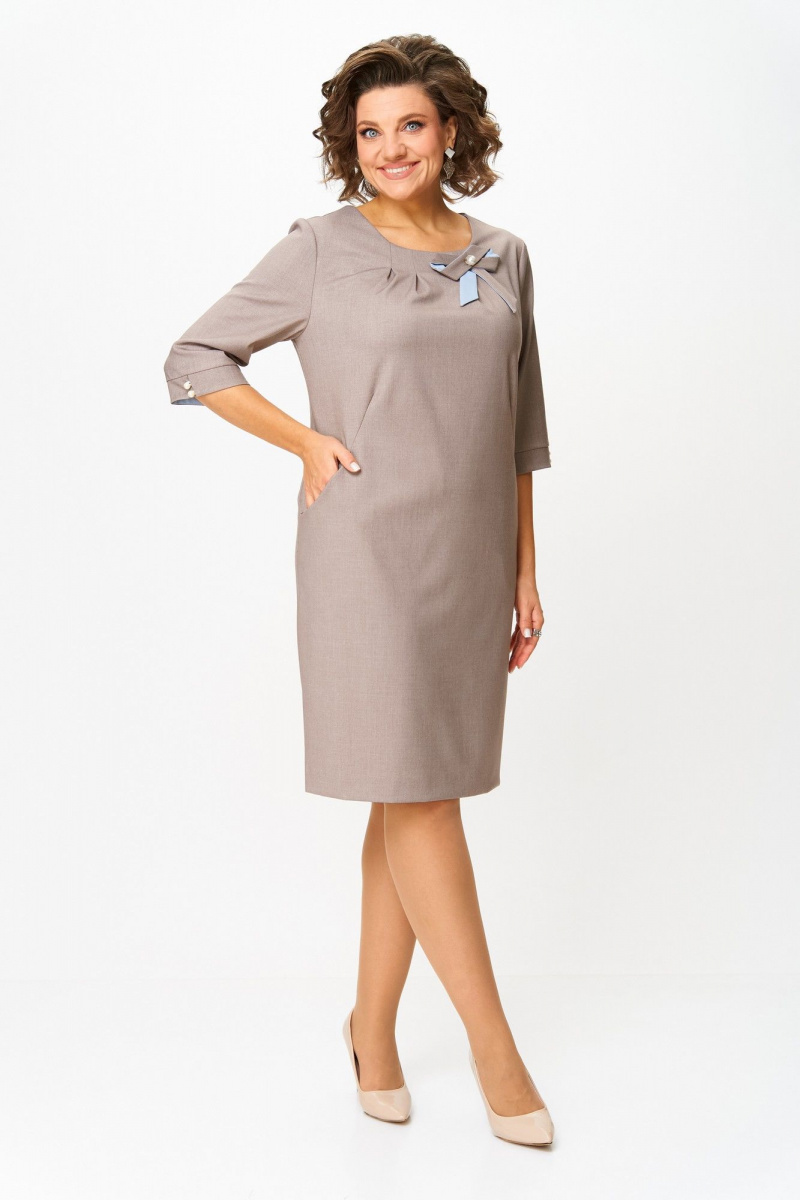 Платья Moda Versal П2570 ореховый