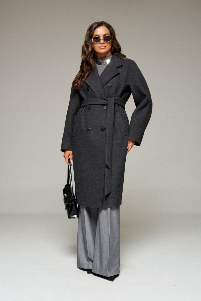 Женское пальто Beautiful&Free 7031 графит