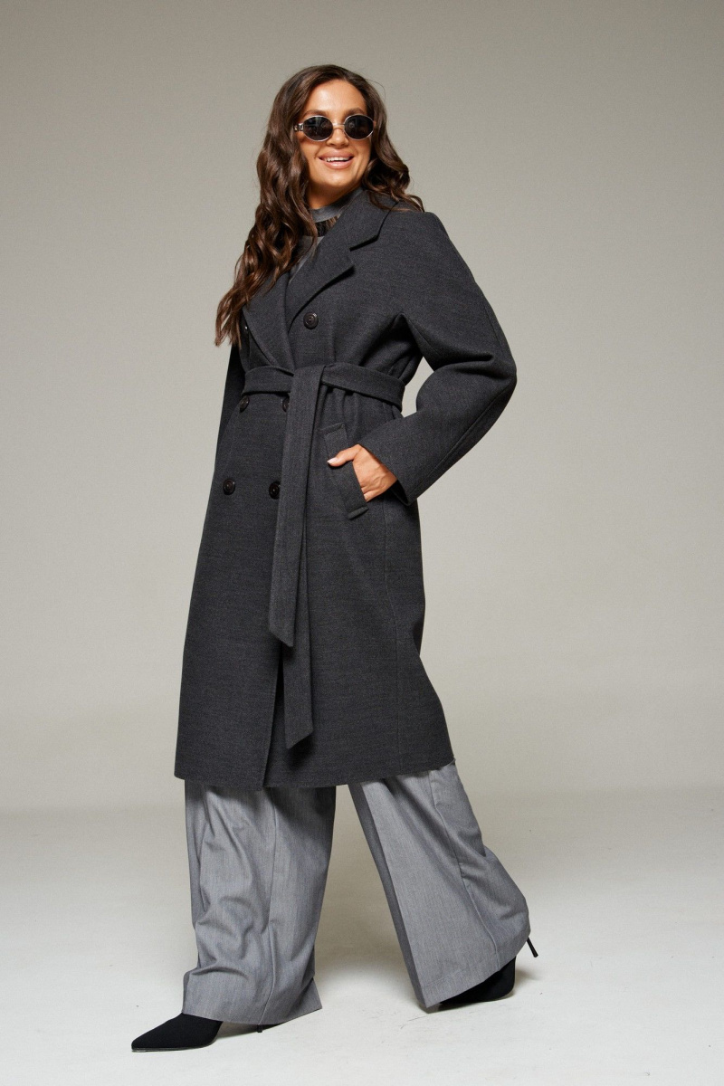 Женское пальто Beautiful&Free 7031 графит