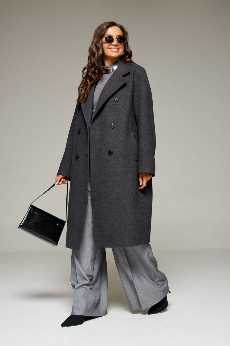 Женское пальто Beautiful&Free 7031 графит