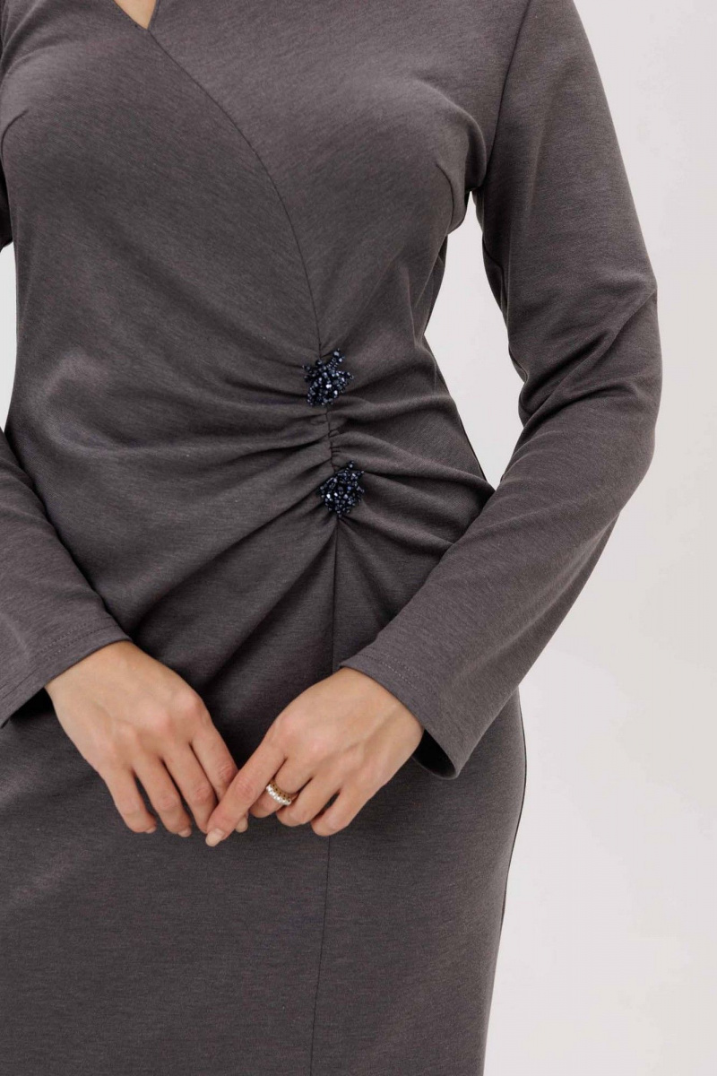 Платья Mislana 1231 серый