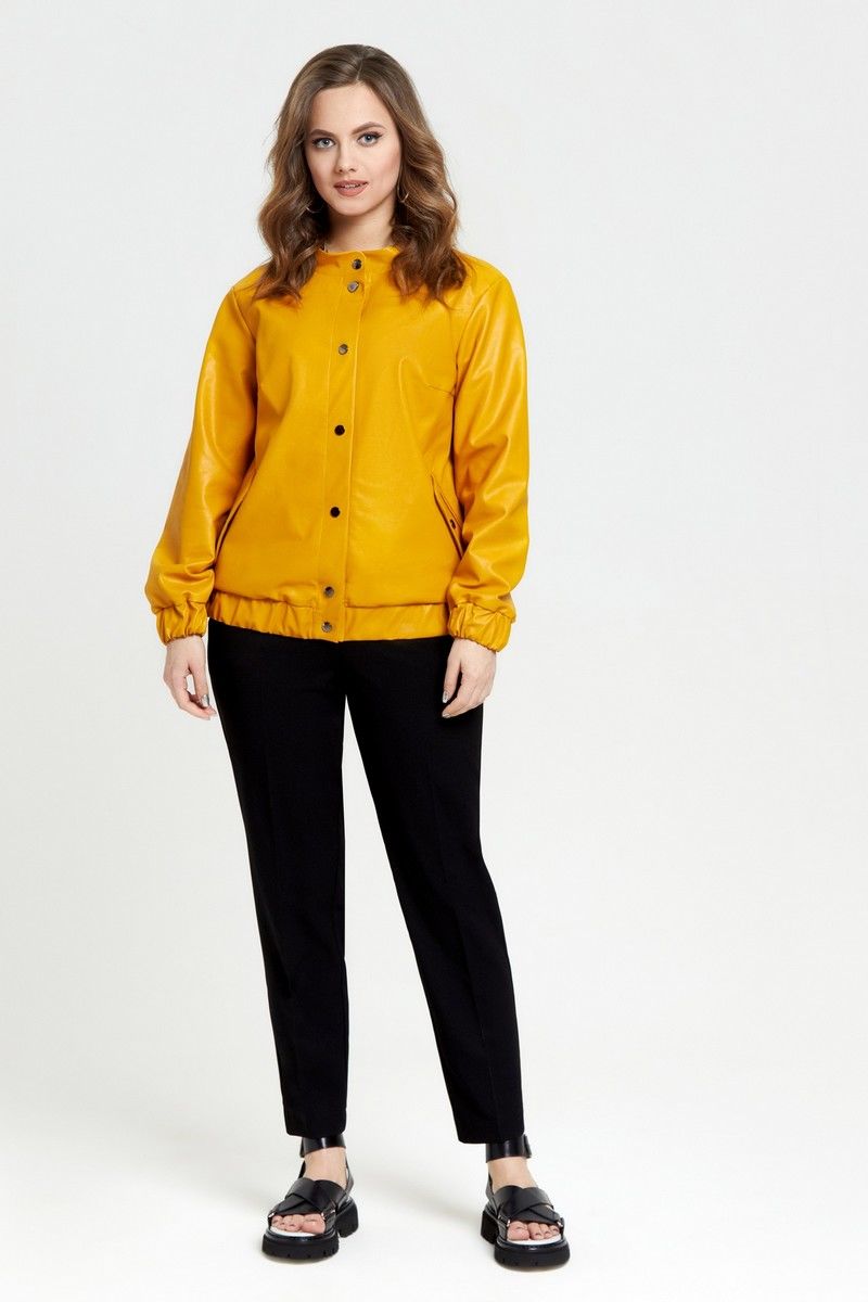 Женский комплект с верхней одеждой TEZA 2049 желтый+черный