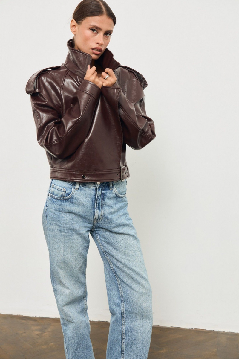 Женская куртка ATTIKA А3316-2 бордовый