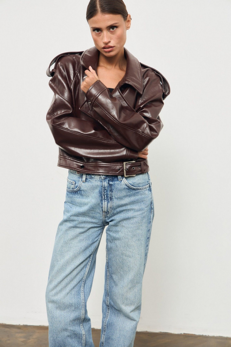 Женская куртка ATTIKA А3316-2 бордовый