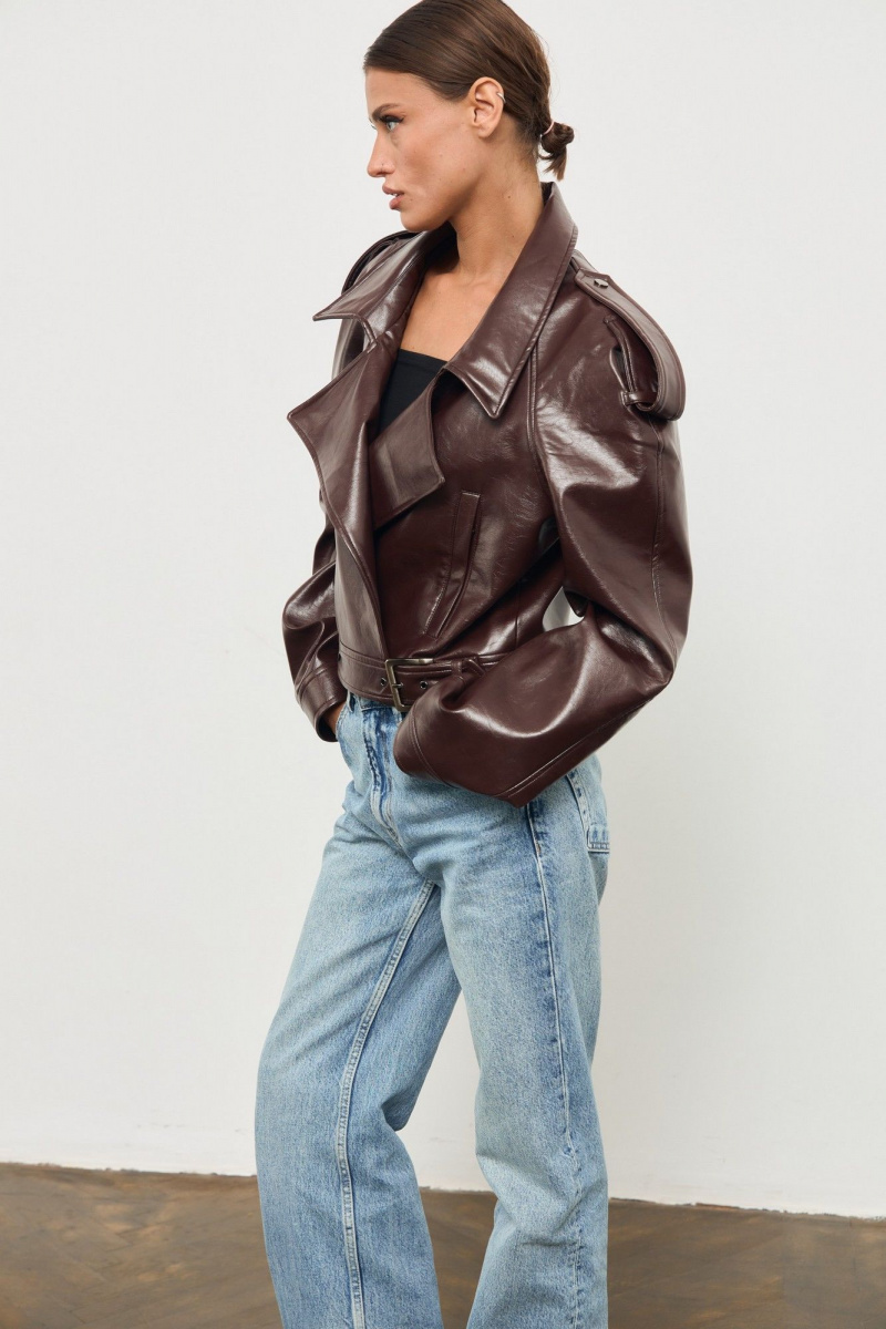 Женская куртка ATTIKA А3316-2 бордовый