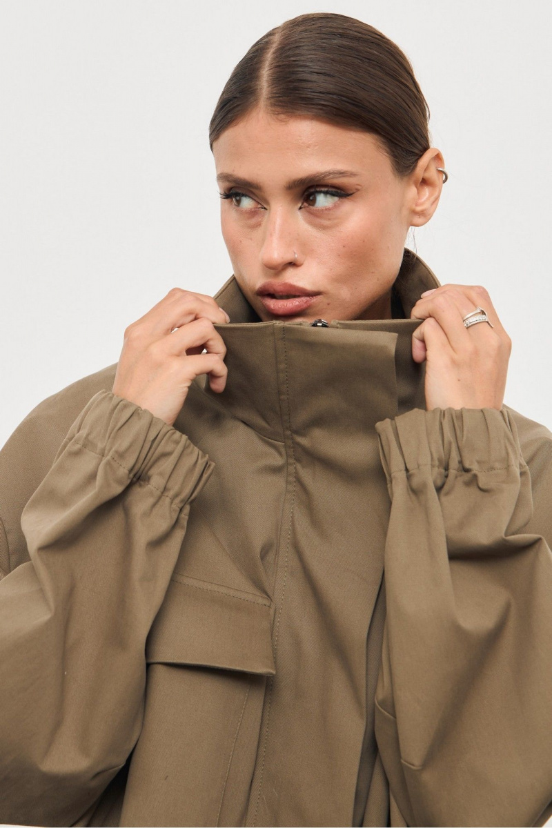 Женская куртка ATTIKA А3409 хаки