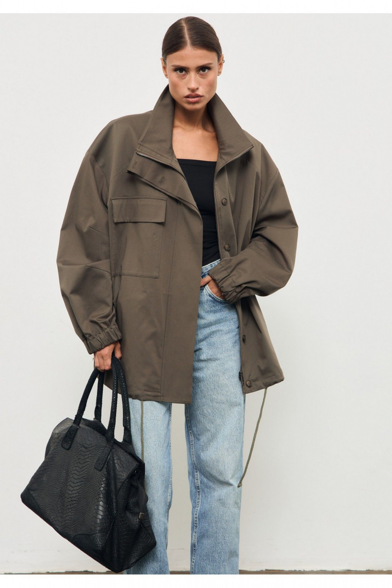 Женская куртка ATTIKA А3409-3 зеленый