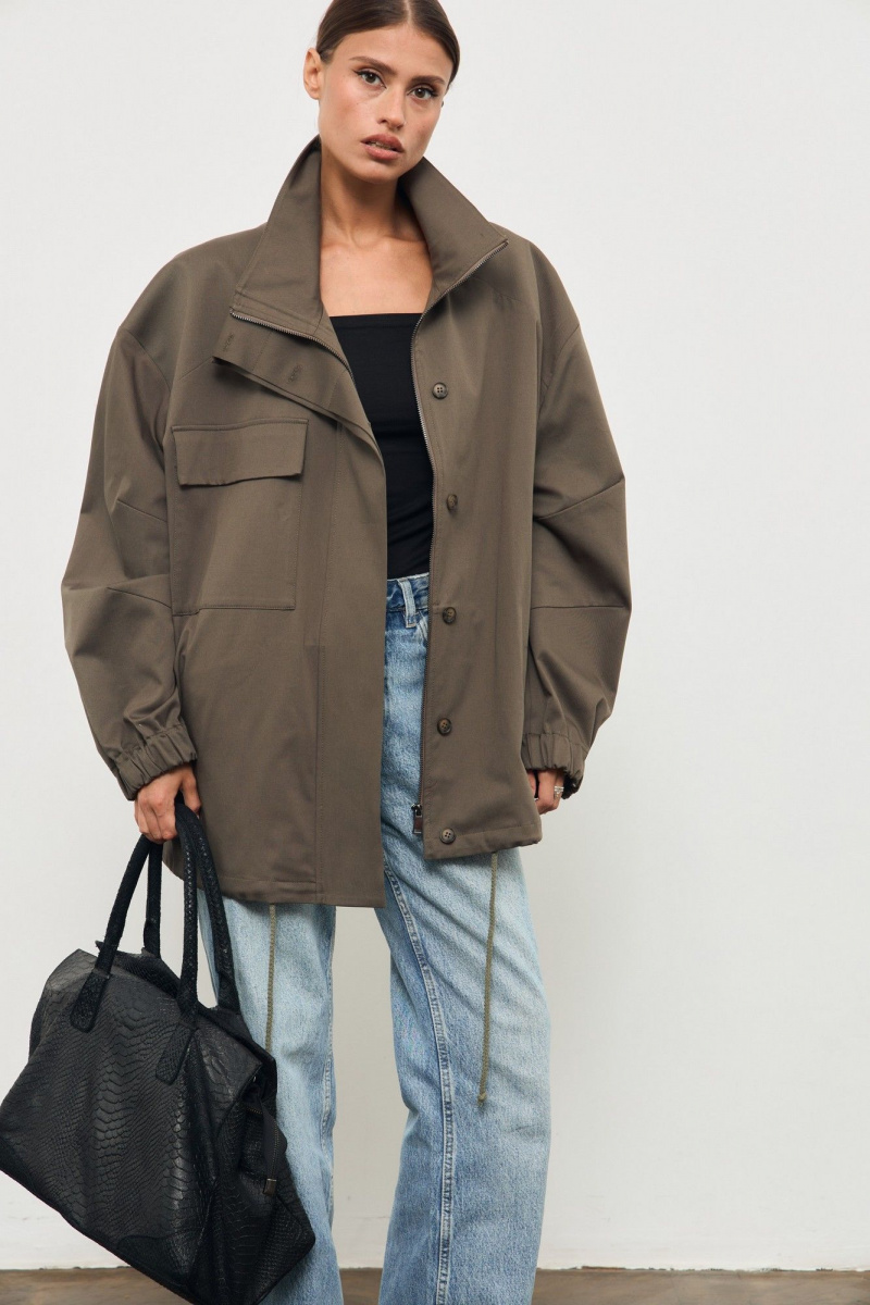 Женская куртка ATTIKA А3409-3 зеленый