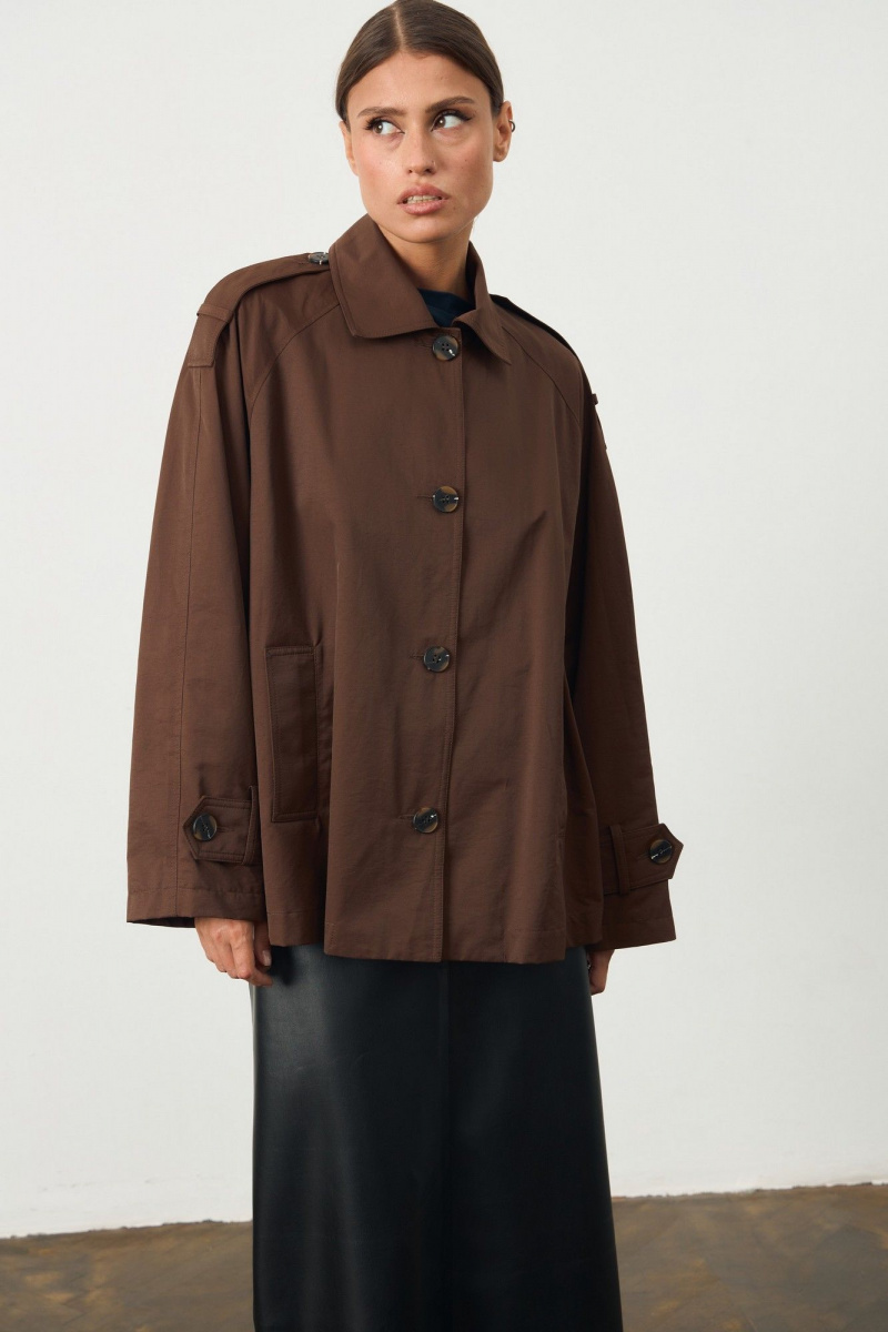 Женская куртка ATTIKA А3414 коричневый