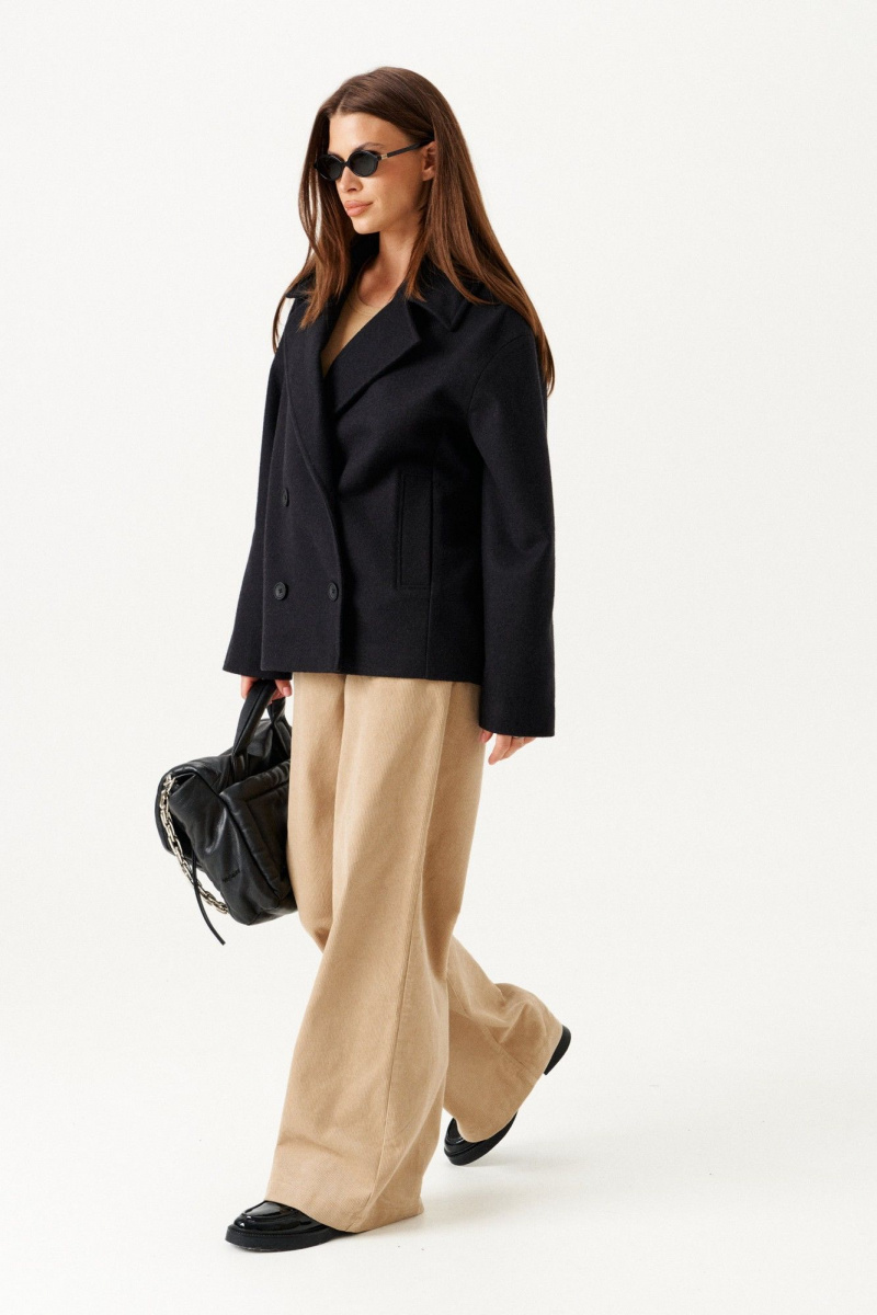 Женское пальто ELLETTO LIFE 3891 черный