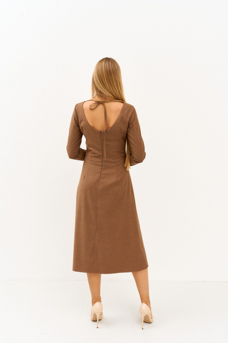 Платья FAMA 24113-2 коричневый