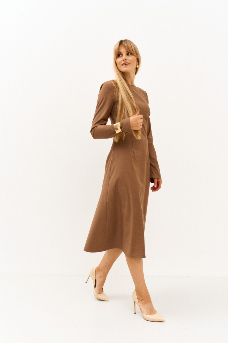 Платья FAMA 24113-2 коричневый
