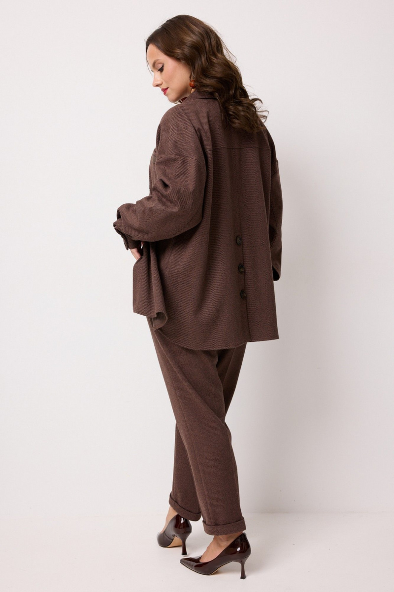 Брючный комплект Твой имидж 2244 шоколад